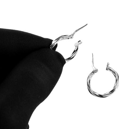 Stříbrné náušnice kroužky - 20 mm průměr | Argento.cz