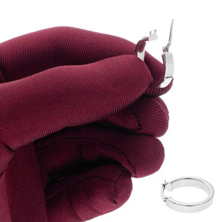 Stříbrné náušnice kruhy - 19 mm průměr | Argento.cz