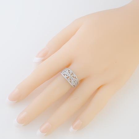 Stříbrný prsten - čiré kulaté zirkony | Argento.cz