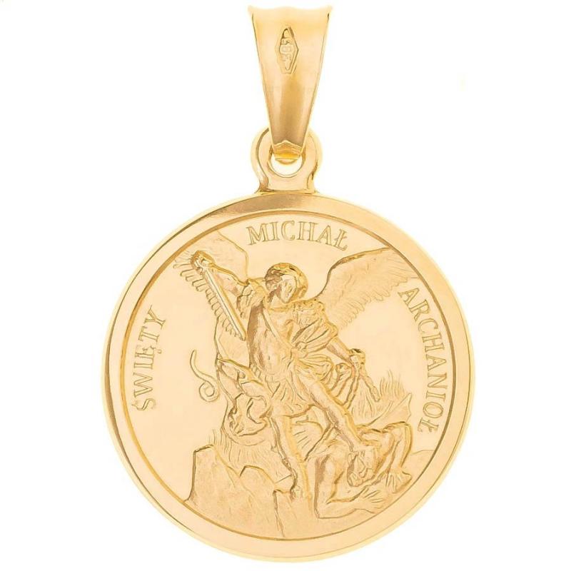 Zlatý přívěsek - sv. Michael Archanděl | Argento.cz