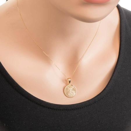 Zlatý přívěsek - sv. Michael Archanděl | Argento.cz