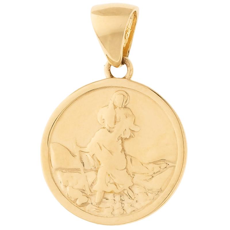 Zlatý přívěsek - sv. Kryštof | Argento.cz