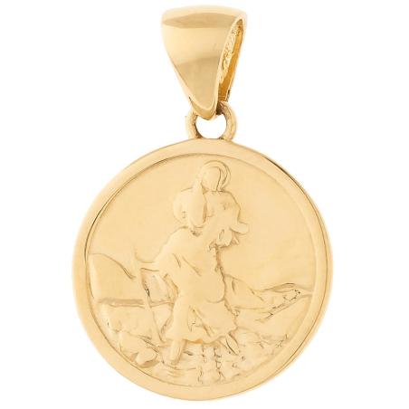 Zlatý přívěsek - sv. Kryštof | Argento.cz