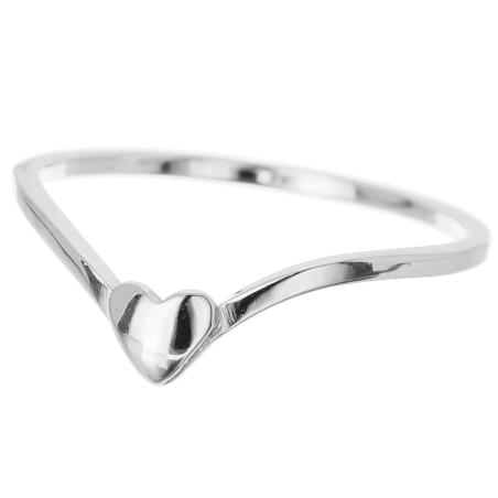 Stříbrný prsten - srdíčko | Argento.cz