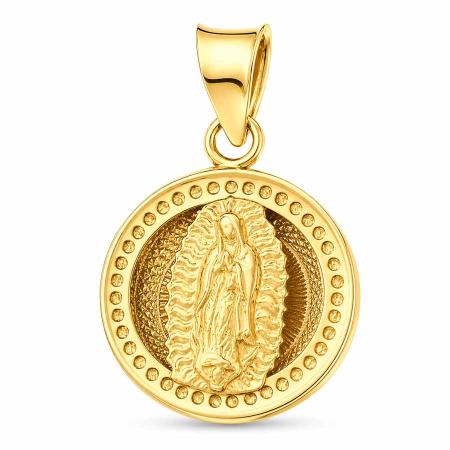 Zlatý přívěsek - Panna Maria Guadalupská, svatý Juda Tadeáš | Argento.cz