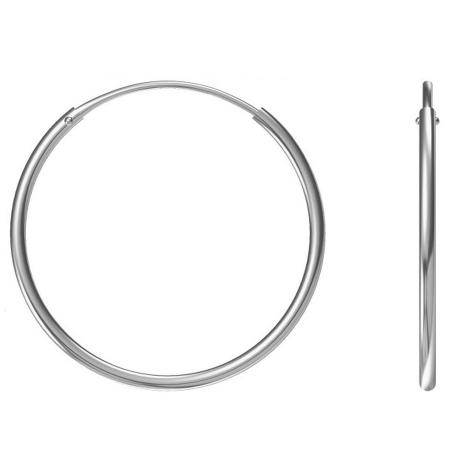 Stříbrné náušnice kruhy - 30 mm průměr | Argento.cz