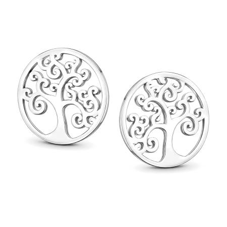 Stříbrné náušnice - strom života | Argento.cz