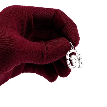 Stříbrný přívěsek - kůň, podkova | Argento.cz