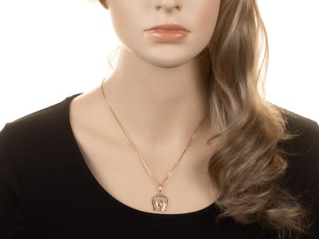 Pozlacený stříbrný přívěsek - kůň, podkova | Argento.cz