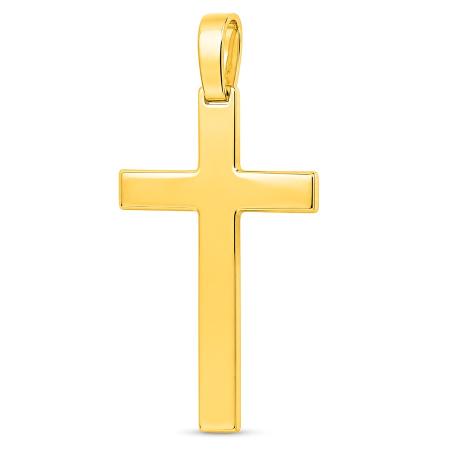 Pozlacený stříbrný přívěsek - křížek | Argento.cz