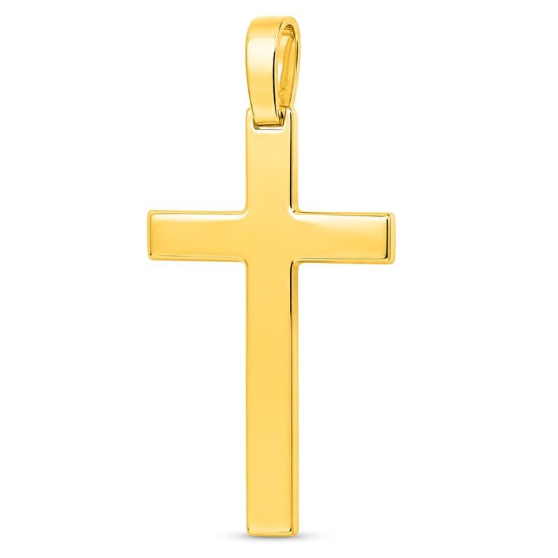 Pozlacený stříbrný přívěsek - křížek | Argento.cz