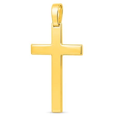 Pozlacený stříbrný přívěsek - křížek | Argento.cz