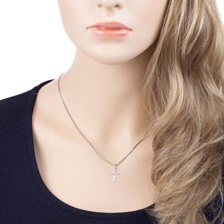 Stříbrný přívěsek - křížek, s ručním gravírem | Argento.cz