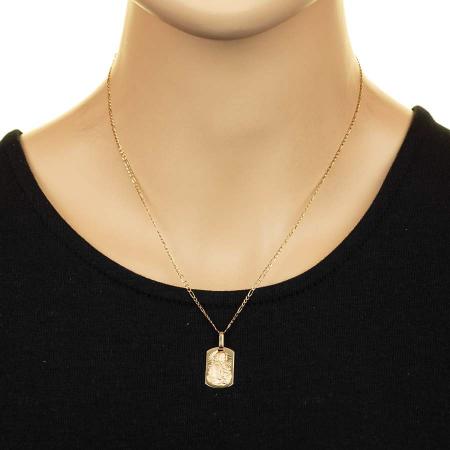 Zlatý přívěsek - Panna Maria s dítětem | Argento.cz