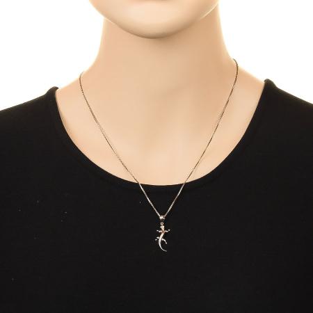 Stříbrný přívěsek - ještěrka | Argento.cz