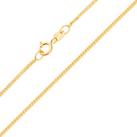 Zlatý řetízek - vzor Liščí ocas, šířka 1 mm | Argento.cz