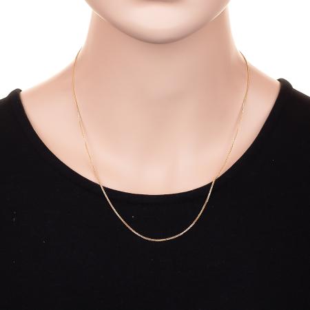 Zlatý řetízek - vzor Liščí ocas, šířka 1 mm | Argento.cz