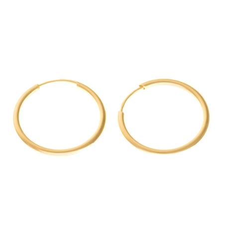 Zlaté náušnice kroužky - 16 mm průměr | Argento.cz