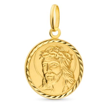 Zlatý přívěsek - Ježíš s trnovou korunou | Argento.cz