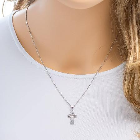 Stříbrný přívěsek - křížek s Ježíšem | Argento.cz