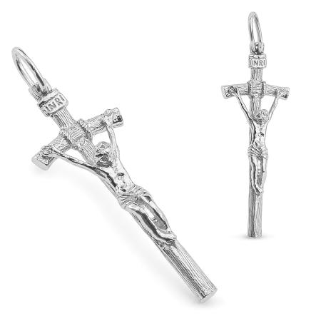 Stříbrný přívěsek - křížek s Ježíšem | Argento.cz