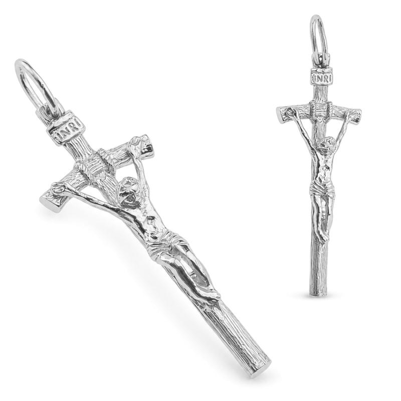 Stříbrný přívěsek - křížek s Ježíšem | Argento.cz