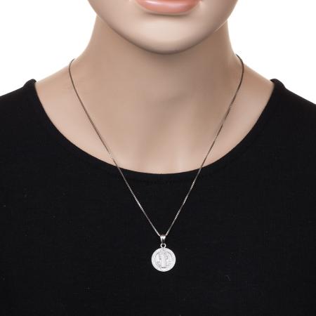 Stříbrný přívěsek - medailka sv. Benedikta | Argento.cz