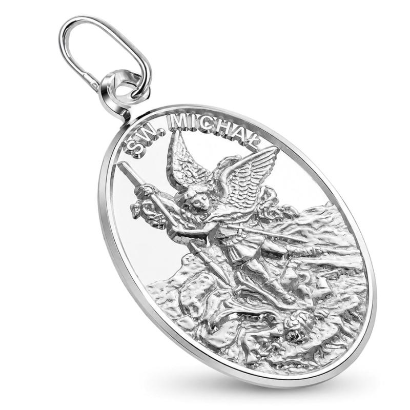 Stříbrný přívěsek - sv. Michael Archanděl | Argento.cz