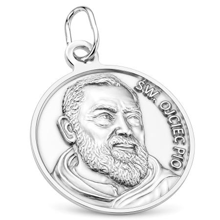 Stříbrný přívěsek - sv. Páter Pio | Argento.cz