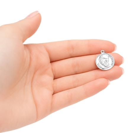 Stříbrný přívěsek - sv. Páter Pio | Argento.cz