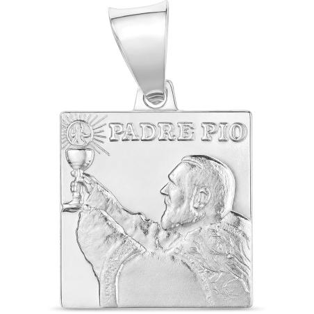 Stříbrný přívěsek - sv. Páter Pio | Argento.cz
