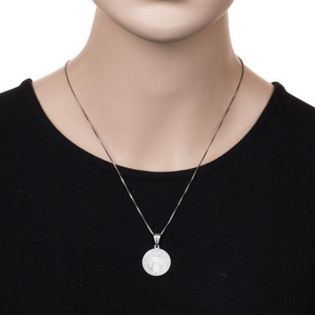 Stříbrný přívěsek - medailka sv. Benedikta | Argento.cz