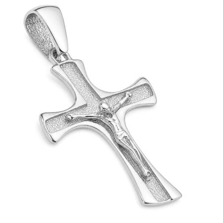 Stříbrný přívěsek - křížek s Ježíšem | Argento.cz