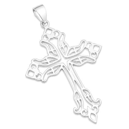 Stříbrný přívěsek - křížek | Argento.cz