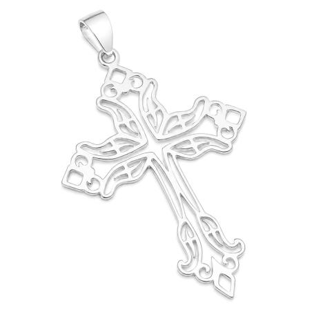 Stříbrný přívěsek - křížek | Argento.cz
