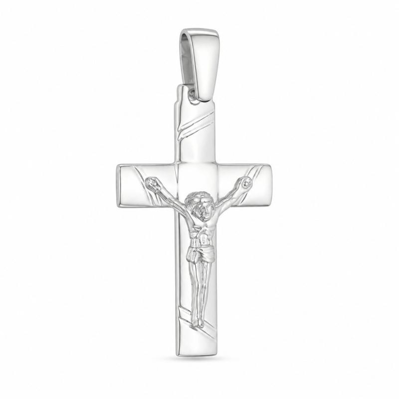 Stříbrný přívěsek - křížek s Ježíšem | Argento.cz