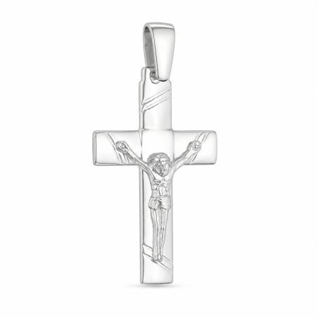 Stříbrný přívěsek - křížek s Ježíšem | Argento.cz