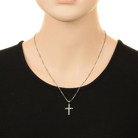 Stříbrný přívěsek - křížek | Argento.cz