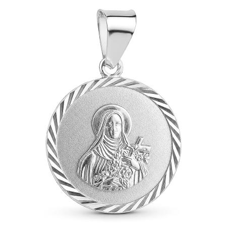 Stříbrný přívěsek - sv. Terezie z Lisieux | Argento.cz