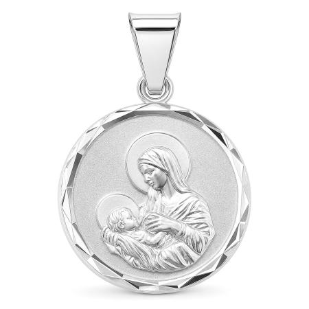 Stříbrný přívěsek - Panna Maria s dítětem Ježíšem | Argento.cz