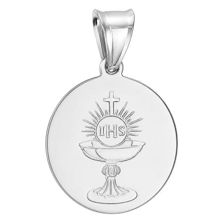 Stříbrný přívěsek - památka prvního svatého přijímání | Argento.cz