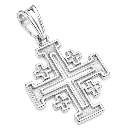 Stříbrný přívěsek - Jeruzalémský křížek | Argento.cz